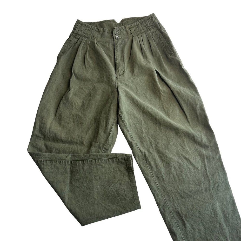 Stefano Pants Y2K Vintage Pleated front Women’s Size 13/14 Tapered Leg Internati